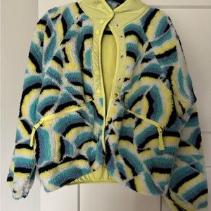 FP movement hit the slopes printed fleece